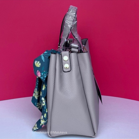 NWT 3 pcs! Steve Madden Bparker Crossbody Purse Handbag Color Mushroom Taupe - Picture 7 of 11